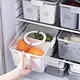 fridge organizer refrigerator clear food container